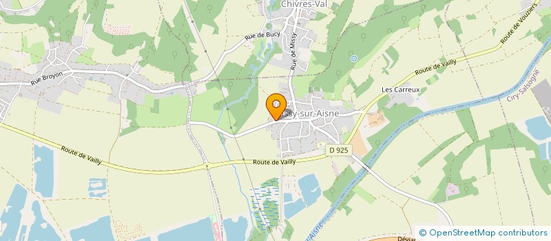 localisation de l'entreprise SCI CLOS  MISSY-SUR-AISNE