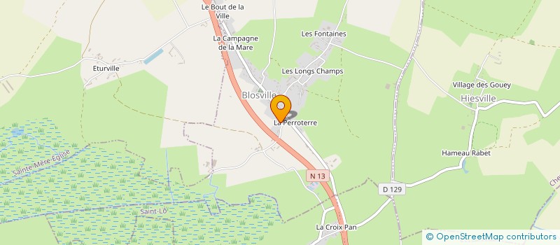localisation de l'entreprise SCI CLOS BATAILLE à CARENTAN-LES-MARAIS