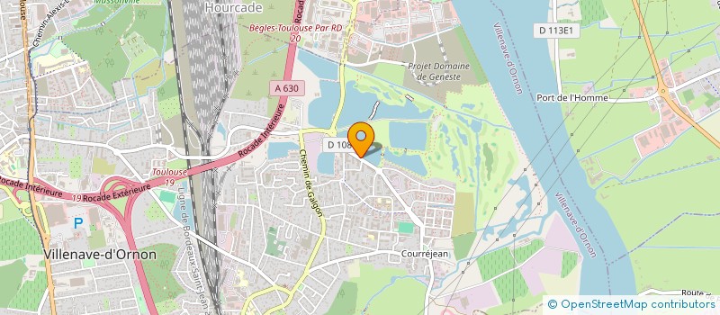 localisation de l'entreprise SCI CLOS BEATRICE  VILLENAVE-D'ORNON