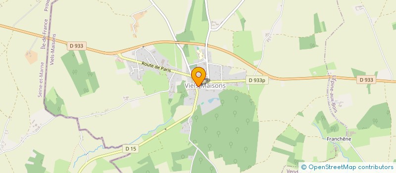 localisation de l'entreprise SCI CLOS CHALOTS  VIELS-MAISONS