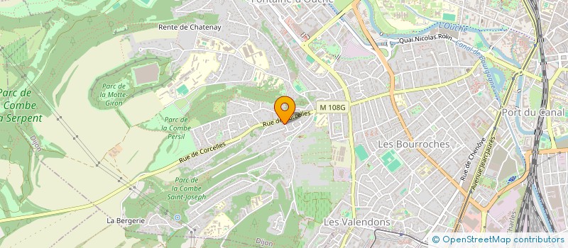 localisation de l'entreprise SCI CLOS CHAMEROY  DIJON