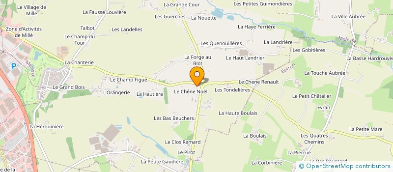 localisation de l'entreprise SCI CLOS D'ORGE  MELESSE