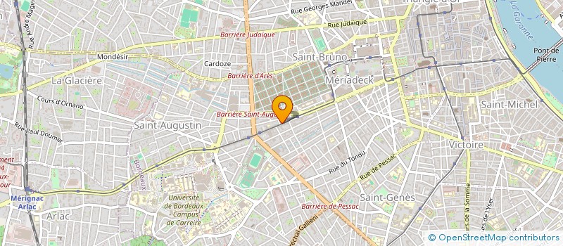 localisation de l'entreprise SCI CLOS D'ORNANO  BORDEAUX