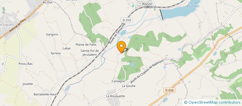 localisation de l'entreprise SCI CLOS DE BARSALOUS  BAJAMONT