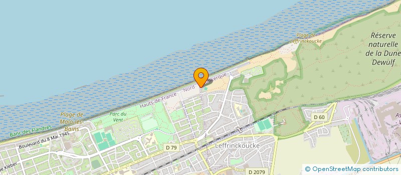 localisation de l'entreprise SCI CLOS DE L ESTRAN  LEFFRINCKOUCKE