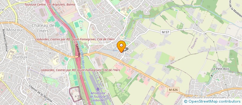 localisation de l'entreprise SCI CLOS DE L'HERS  BALMA