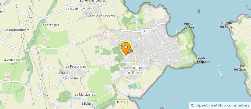 localisation de l'entreprise SCI CLOS DE L'OUCHE  LE MINIHIC-SUR-RANCE