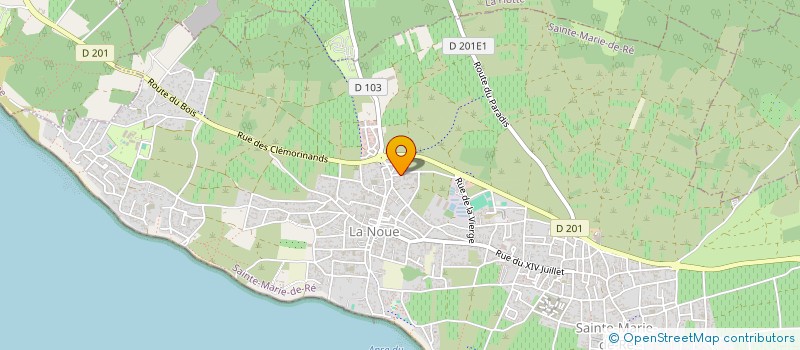 localisation de l'entreprise SCI CLOS DE LA DOUCE  SAINTE-MARIE-DE-RE