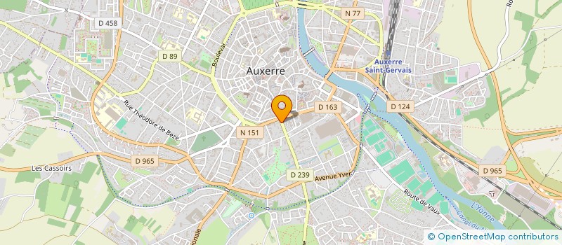 localisation de l'entreprise SCI CLOS DE LA FONTAINE à AUXERRE