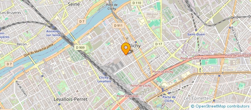 localisation de l'entreprise SCI CLOS DE LA FONTAINE à CLICHY