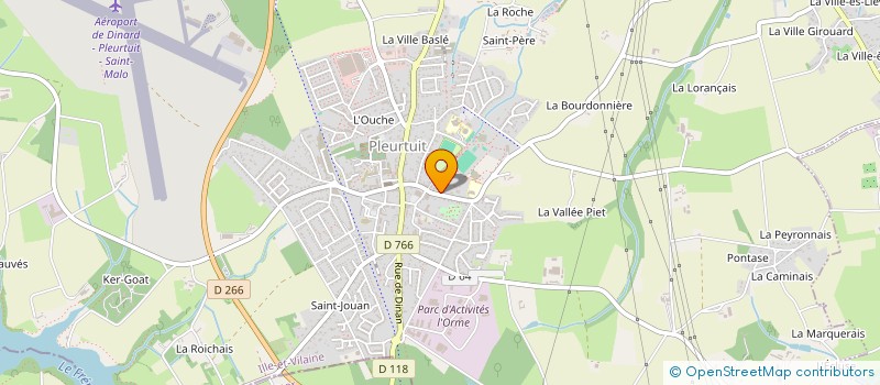 localisation de l'entreprise SCI CLOS DE LA MARE  PLEURTUIT