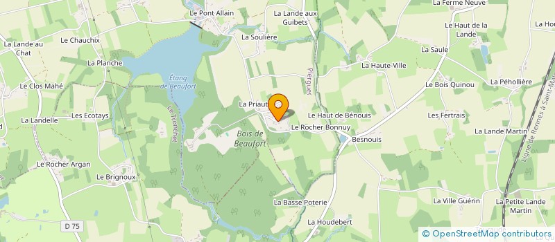 localisation de l'entreprise SCI CLOS DE LAUTE  PLERGUER