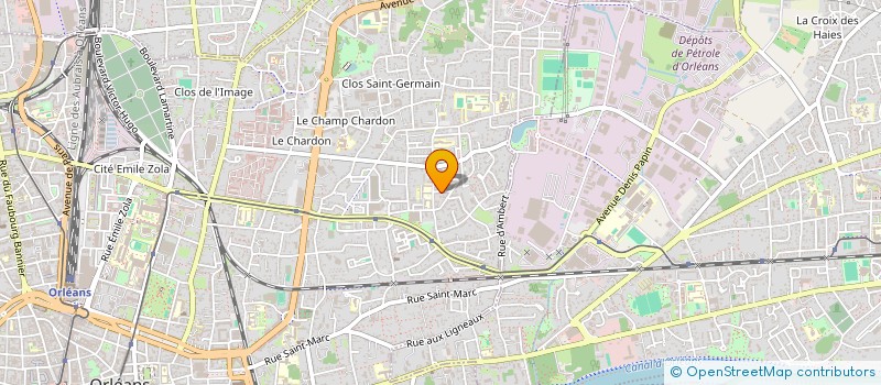 localisation de l'entreprise SCI CLOS DE ROCHE à ORLEANS
