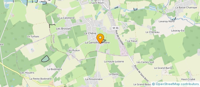 localisation de l'entreprise SCI CLOS DE VAUSEVIN  SAINT-ROCH