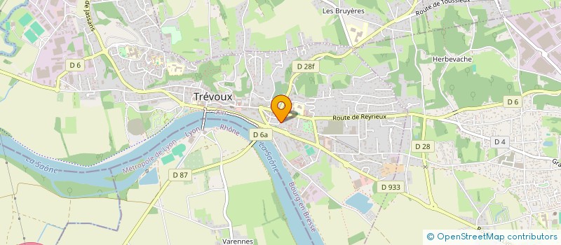 localisation de l'entreprise SCI CLOS DES CARMELITES  TREVOUX