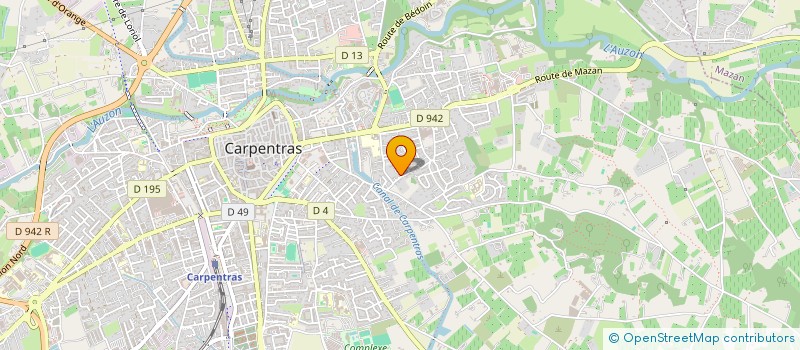 localisation de l'entreprise SCI CLOS DES FEES  CARPENTRAS