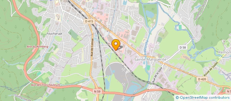 localisation de l'entreprise SCI CLOS DES GERGERS  SAINTE-MARGUERITE