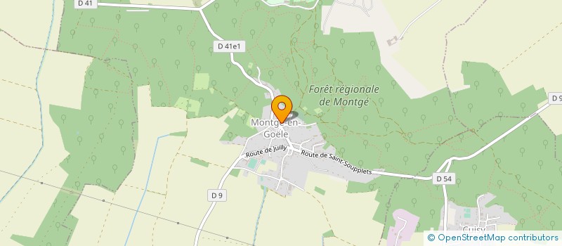 localisation de l'entreprise SCI CLOS DES LILAS  MONTGE-EN-GOELE