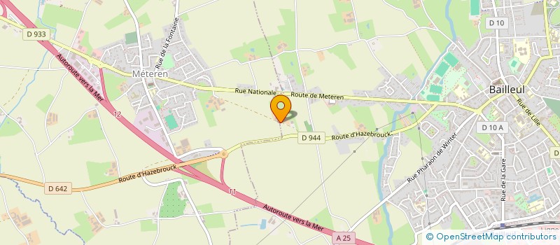 localisation de l'entreprise SCI CLOS DES MONTS DE FLANDRE à BAILLEUL