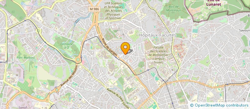 localisation de l'entreprise SCI CLOS DES QUATRE SEIGNEURS à MONTPELLIER