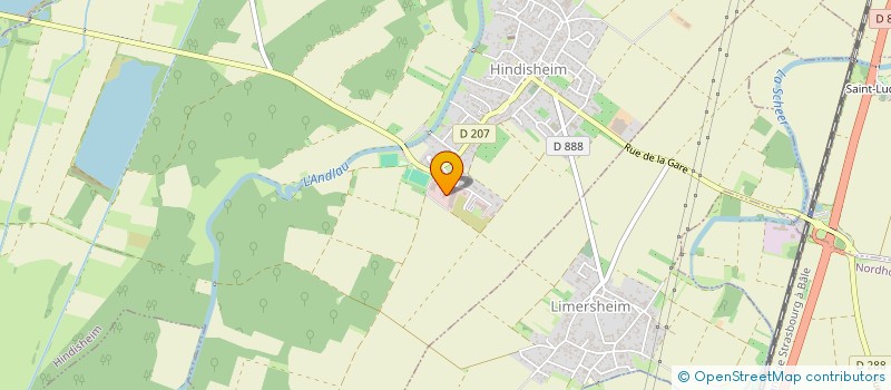 localisation de l'entreprise SCI CLOS DES VERGERS  ERSTEIN