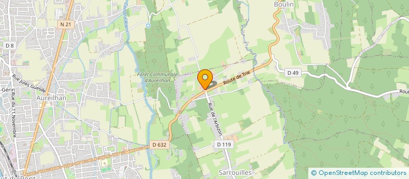 localisation de l'entreprise SCI CLOS DES VIGNOTTES  SARROUILLES