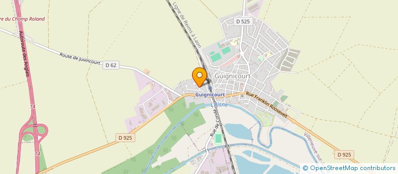 localisation de l'entreprise SCI CLOS DU CHATEAU  VILLENEUVE-SUR-AISNE