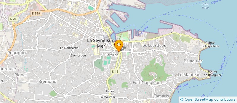 localisation de l'entreprise SCI CLOS DU CHENE à LA SEYNE SUR MER