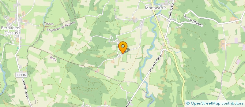 localisation de l'entreprise SCI CLOS DU GUILLAUMAT ET DU MOUSQUA  MONTASTRUC