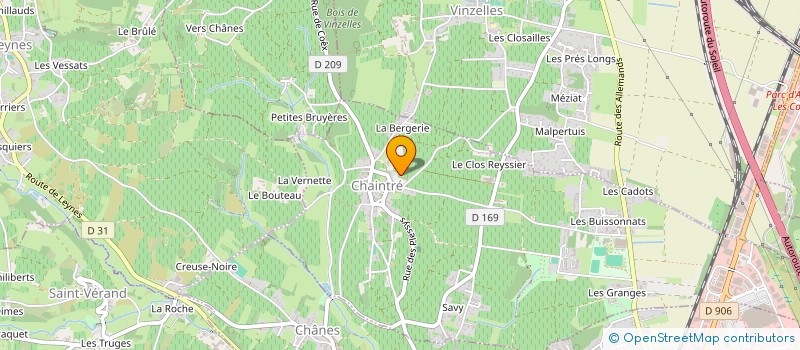 localisation de l'entreprise SCI CLOS DU PAVILLON  CHAINTRE