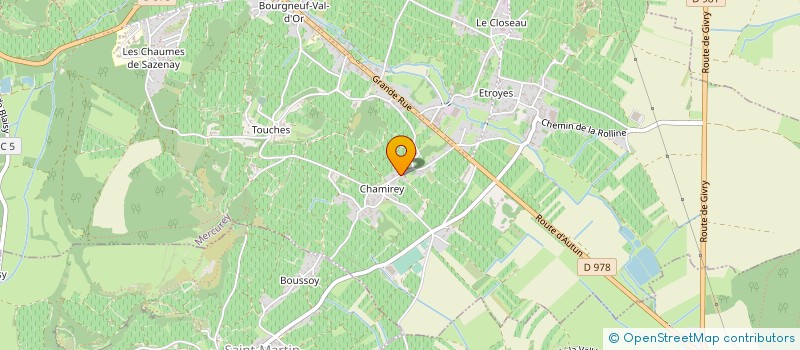 localisation de l'entreprise SCI CLOS DU ROY  MERCUREY