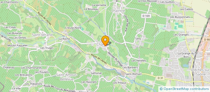 localisation de l'entreprise SCI CLOS DU VILLAGE  CHANES