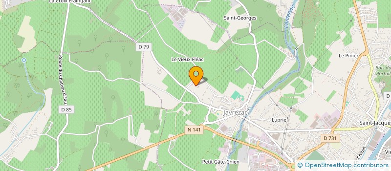 localisation de l'entreprise SCI CLOS FANETTE  SAINT-BRICE