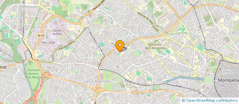 localisation de l'entreprise SCI CLOS FANON à MONTPELLIER
