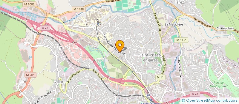 localisation de l'entreprise SCI CLOS FLEURI  SAINT-PRIEST-EN-JAREZ