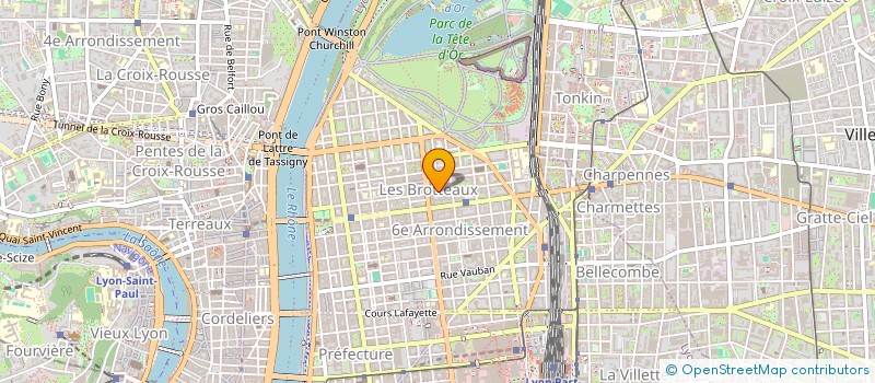 localisation de l'entreprise SCI CLOS FONZE  LYON