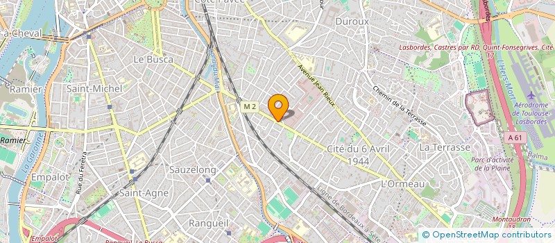 localisation de l'entreprise SCI CLOS FRANCOIS à TOULOUSE