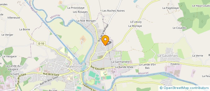 localisation de l'entreprise SCI CLOS GROSBON  MALESTROIT