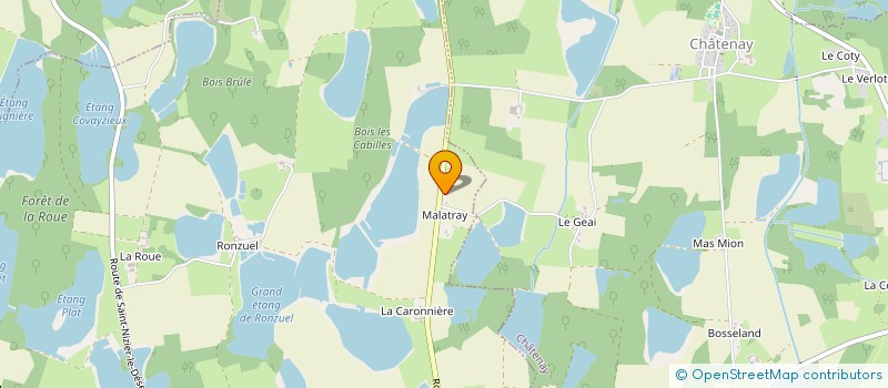 localisation de l'entreprise SCI CLOS JG  CHALAMONT