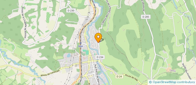 localisation de l'entreprise SCI CLOS JULIE  GAN