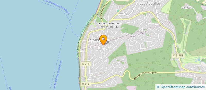 localisation de l'entreprise SCI CLOS LABARSOUQUE à LA TESTE DE BUCH