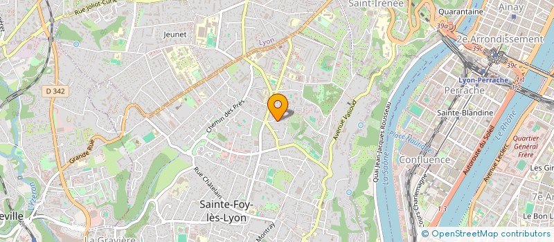 localisation de l'entreprise SCI CLOS MAELICE  SAINTE FOY LES LYON