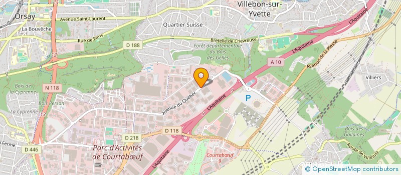 localisation de l'entreprise SCI CLOS MARIE à VILLEBON-SUR-YVETTE