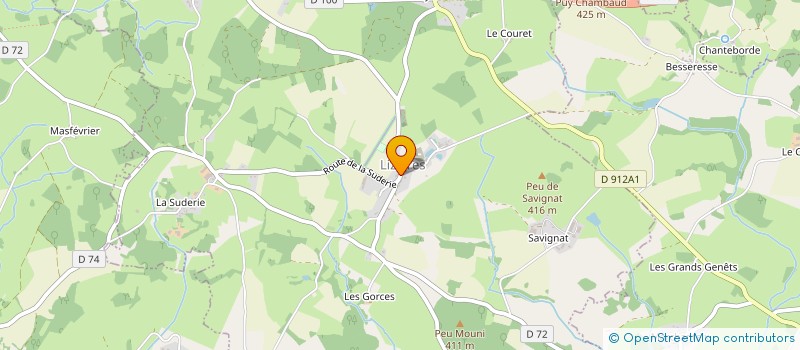 localisation de l'entreprise SCI CLOS MARTIN  LIZIERES