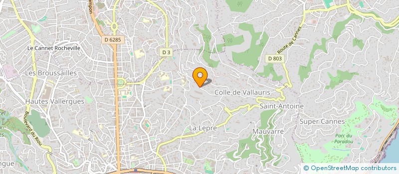 localisation de l'entreprise SCI CLOS MERIGANE  CANNES