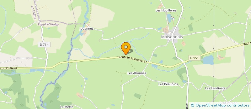 localisation de l'entreprise SCI CLOS PIERRE MARIE  MAISONNAIS