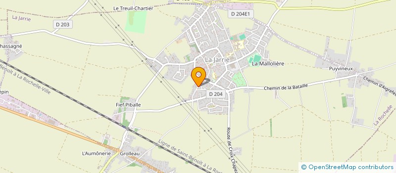 localisation de l'entreprise SCI  CLOS RAOULT  LA JARRIE