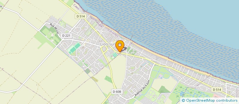 localisation de l'entreprise SCI CLOS SAINT LOUIS  LION-SUR-MER