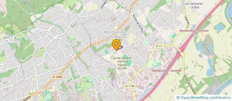 localisation de l'entreprise SCI CLOS SAINT MARTIN  MONTBONNOT-SAINT-MARTIN