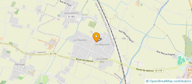 localisation de l'entreprise SCI CLOS SAINTE CLAIRE à MONTELIER